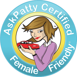 AskPatty Certified Female Friendly logo